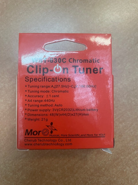 Accordeur chromatique Cherub clip automatique - ECH WST-630C-3000 partitions, livres et vinyles d'occasion en vente sur notre site internet gastonmusicclub.fr Gaston Music Store