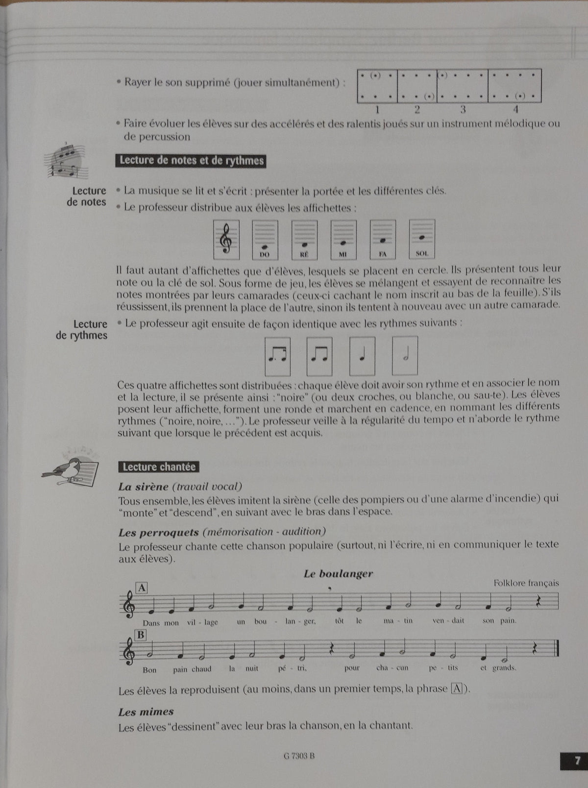 Alain Voirpy Au fil des notes cours complet cycle 1 - 1ere année LIVRE DU PROFESSEUR