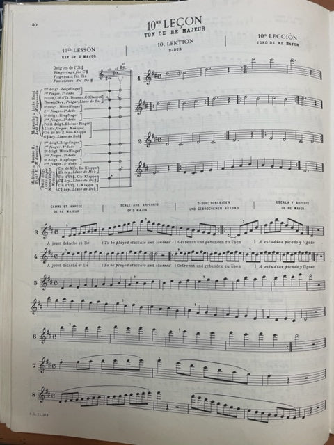 Henri Altès Célèbre méthode de flûte volume 1