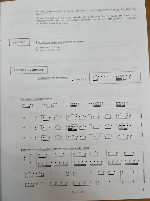 Michelle Odile Gillot Apprendre et comprendre en chantant Mozart en 2 cahiers Volume 1-3000 partitions, livres et vinyles d'occasion en vente sur notre site internet gastonmusicclub.fr Gaston Music Store