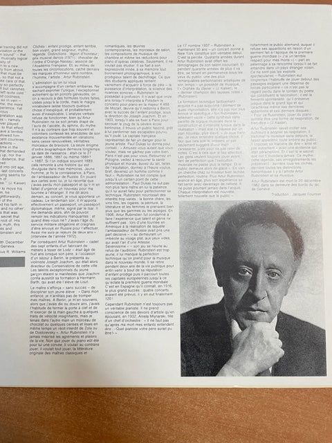 Vinyle Rubinstein spielt Kammermusik von Brahms und Franck (2 disques)- 3000 partitions, livres et vinyles d'occasion en vente sur notre site internet gastonmusicclub.fr Gaston Music Store