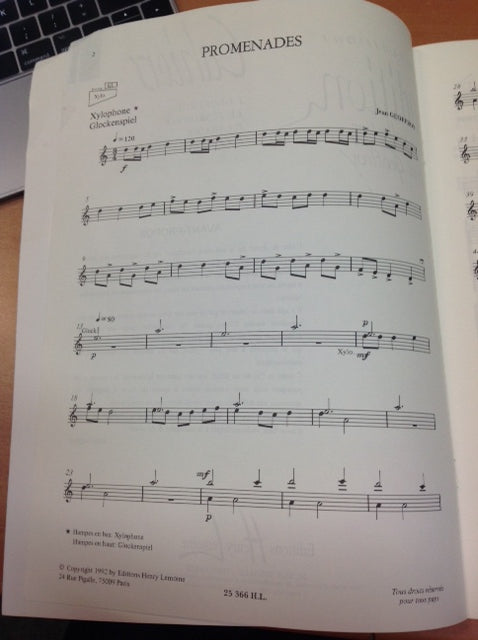 Jean Geoffroy Audition 1 : Pièces pédagogiques pour percussion Cahiers 1- 3000 partitions, livres et vinyles d'occasion en vente sur notre site internet gastonmusicclub.fr Gaston Music Store