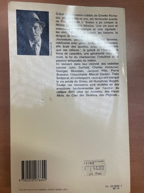 La môme Piaf livre de Auguste Le Breton