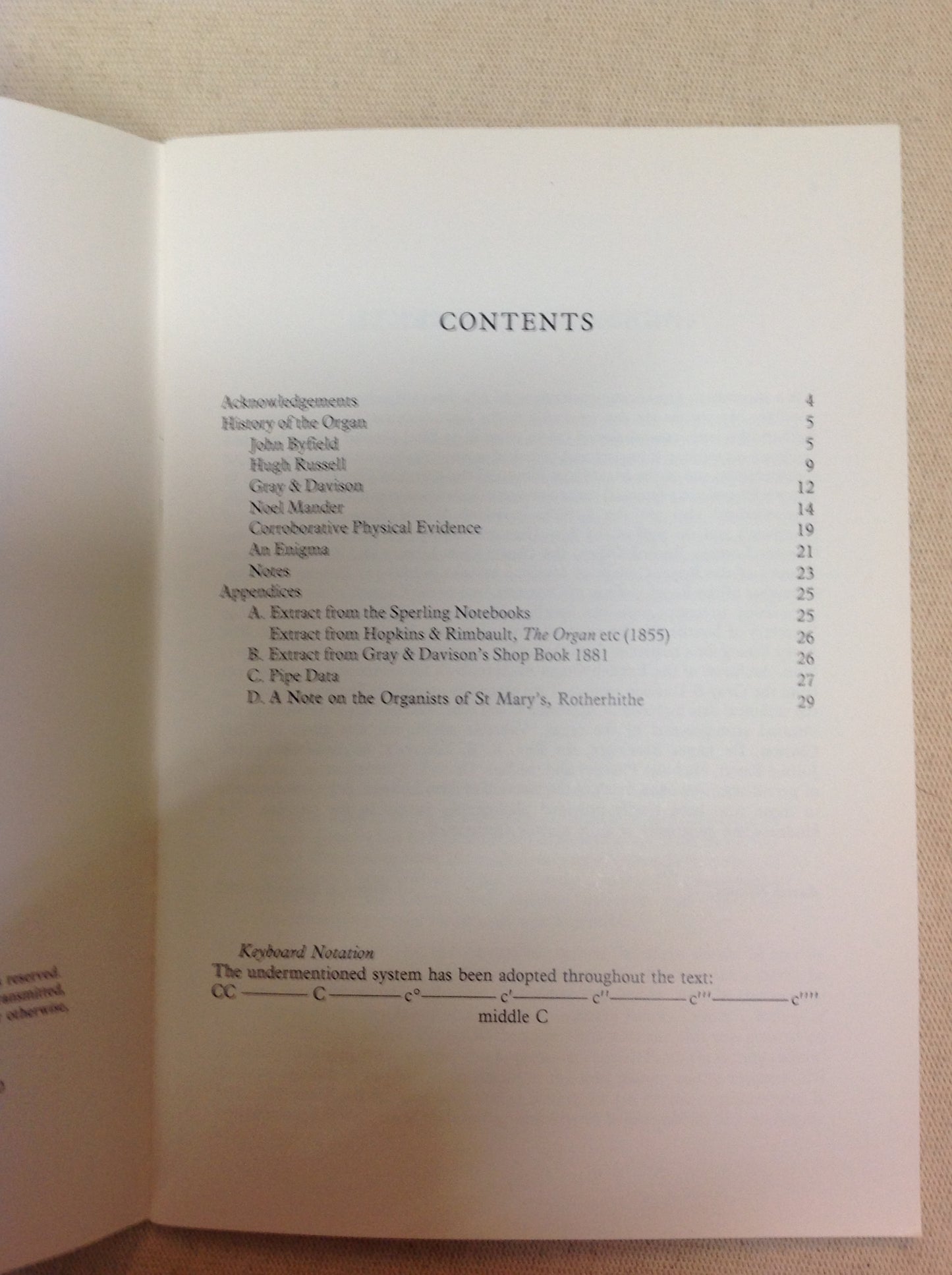 The organ at St Mary's Rotherhithe livre de Austin Niland