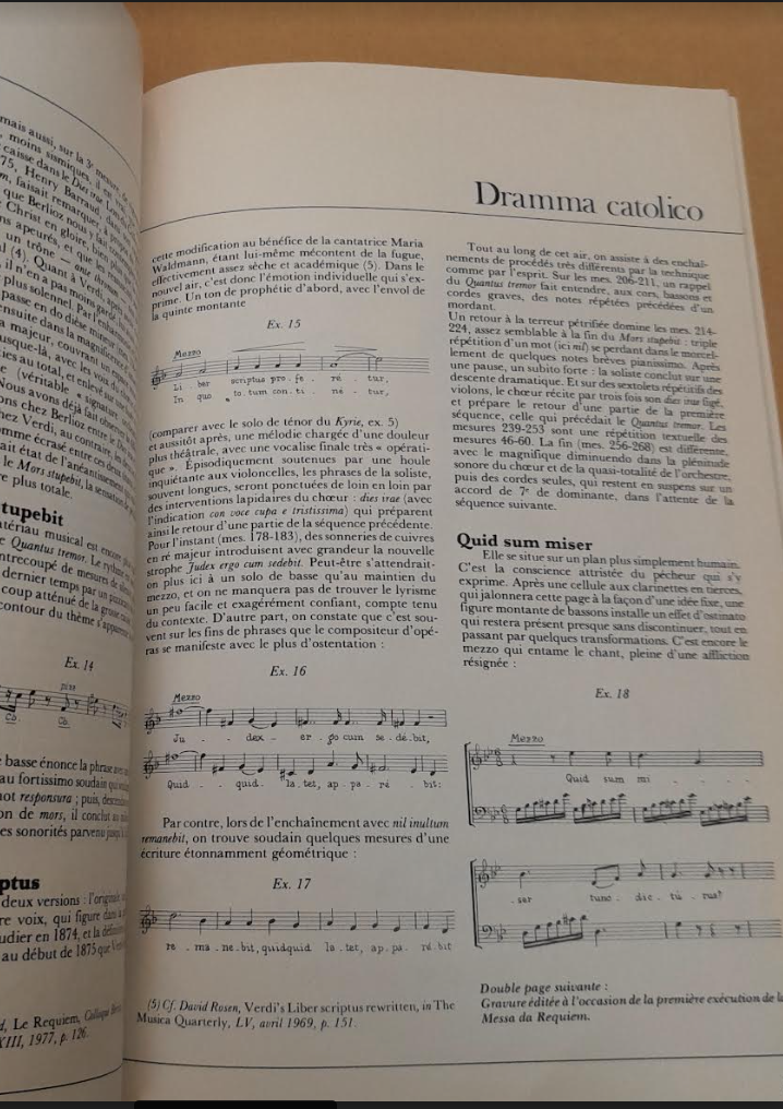 Revue Avant-Scène Musique : Messa di Requiem de Verdi