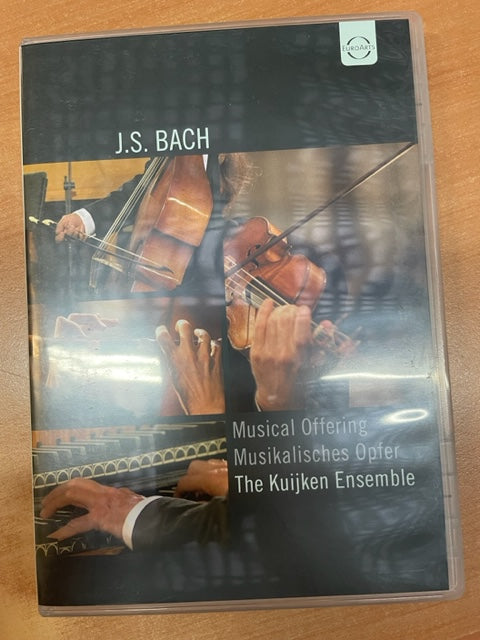 DVD Bach: Musical Offering in C minor- 3000 partitions, livres et vinyles d'occasion en vente sur notre site internet gastonmusicclub.fr Gaston Music Store