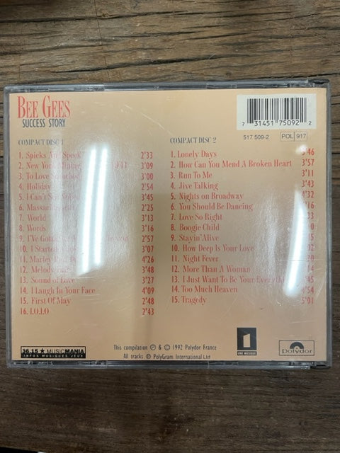 2 CD Bees Gees Success Story