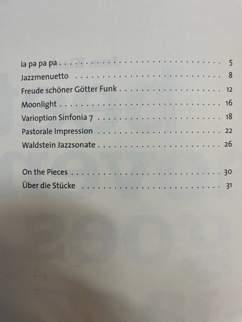 Jean Kleeb Beethoven goes jazz for piano - 3000 partitions, livres et vinyles d'occasion en vente sur notre site internet gastonmusicclub.fr Gaston Music Store