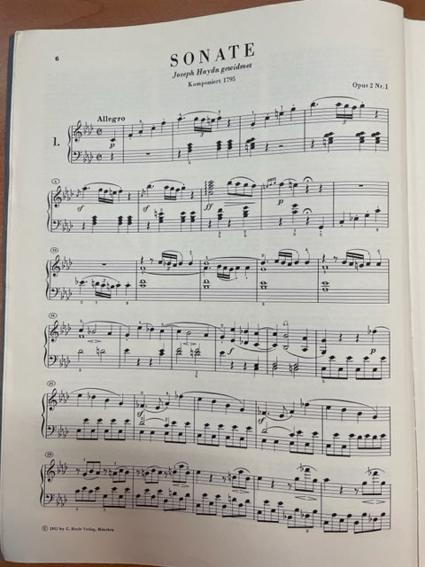 Beethoven Klaviersonaten volume 1
