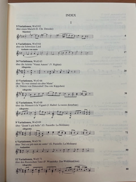 Beethoven Variationen volume 2 partition piano- 3000 partitions, livres et vinyles d'occasion en vente sur notre site internet gastonmusicclub.fr Gaston Music Store