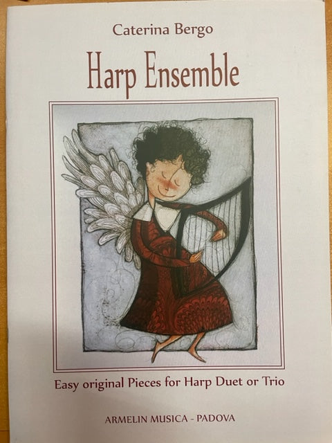 Caterina Bergo Harp ensemble : easy original pieces for harp duet or trio - 3000 partitions, livres et vinyles d'occasion en vente sur notre site internet gastonmusicclub.fr Gaston Music Store