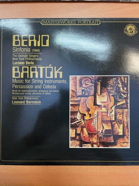 Vinyle Berio Sinfonia et Bartok Music for Strings, Percussion and Celesta-3000 partitions, livres et vinyles d'occasion en vente sur notre site internet gastonmusicclub.fr Gaston Music Store