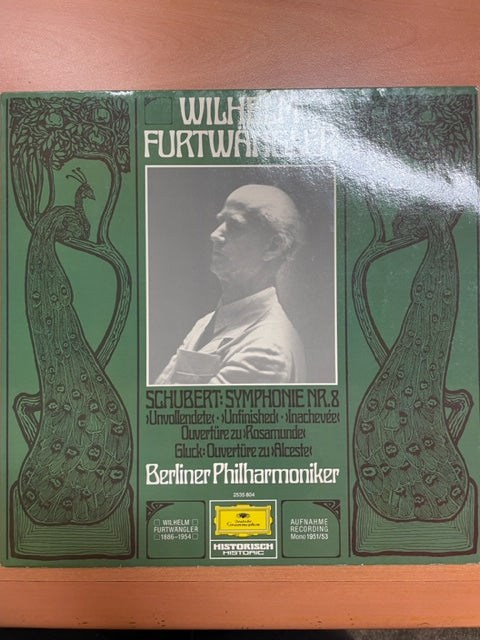 Vinyle Franz Schubert Symphonie n°8 - Ouverture pour Rosamunde - Gluck Alceste, ouverture