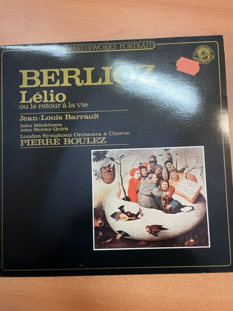 Vinyle Hector Berlioz Lélia ou le retour à la vie opus 14b- 3000 partitions, livres et vinyles d'occasion en vente sur notre site internet gastonmusicclub.fr Gaston Music Store