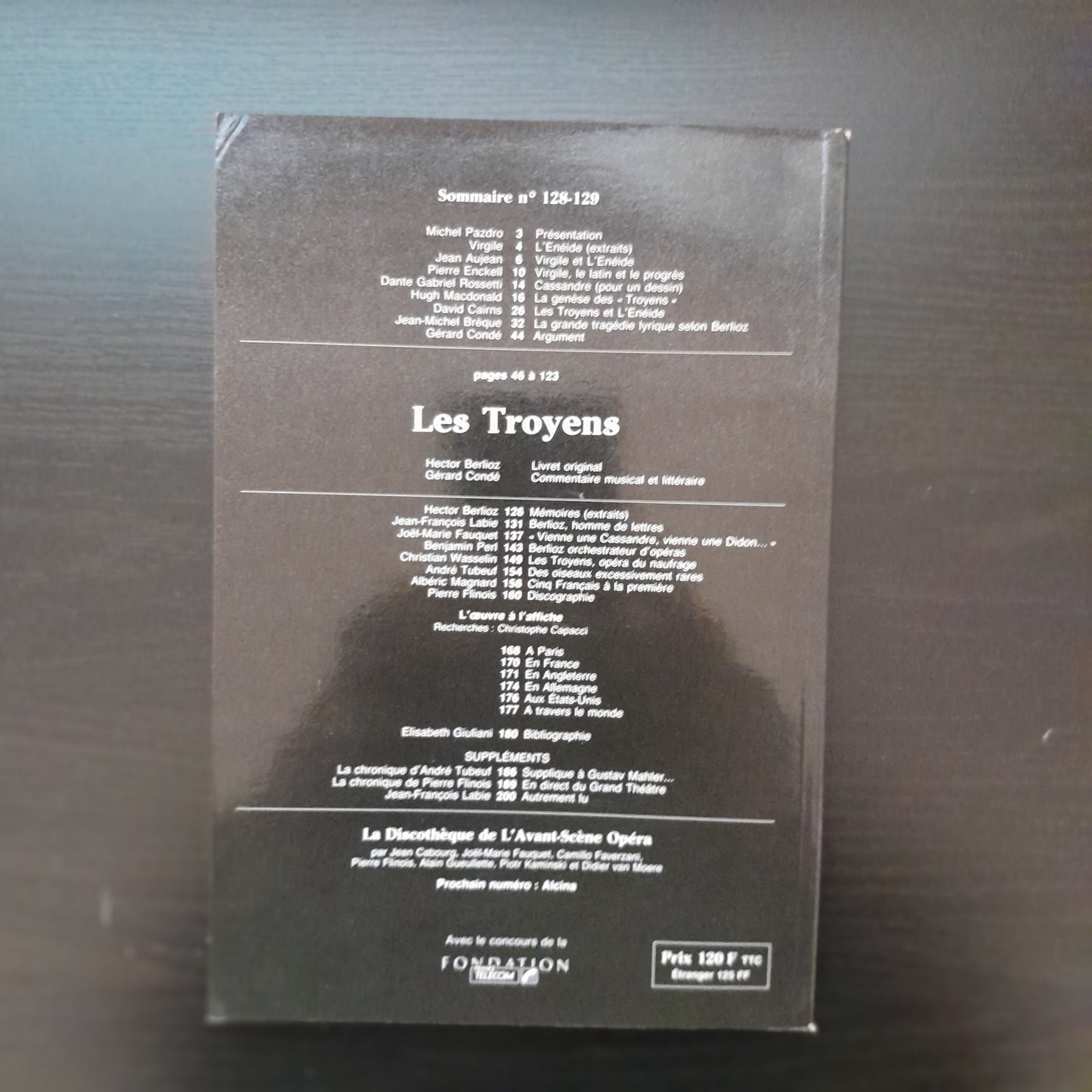 Berlioz revue "Avant-Scène" Opéra n° 128 / 129: Les troyens