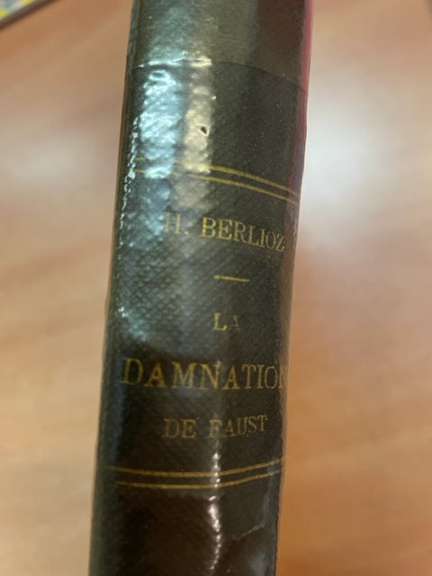 Hector Berlioz La damnation de Faust réduction piano chant - 3000 partitions, livres et vinyles d'occasion en vente sur notre site internet gastonmusicclub.fr Gaston Music Store