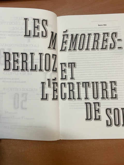 Berlioz écrivain, livre + CD