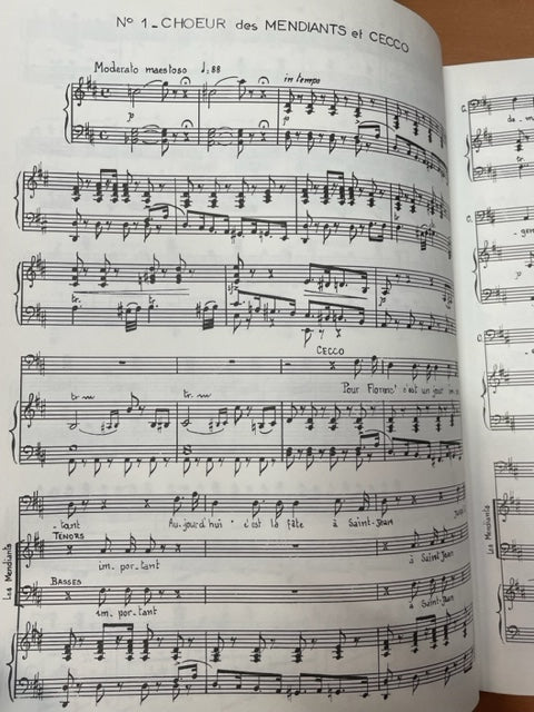 Franz De Suppé Boccace, opéra-comique en 3 actes réduction piano