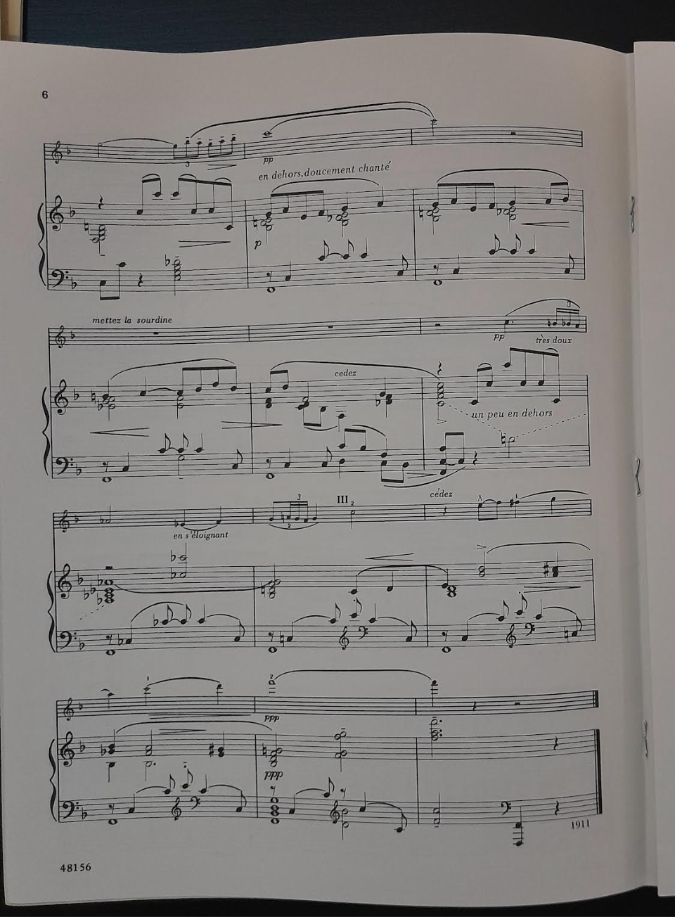 Lili Boulanger 2 Morceaux : Nocturne - Cortège pour violon et piano-3000 partitions, livres et vinyles d'occasion en vente sur notre site internet gastonmusicclub.fr Gaston Music Store
