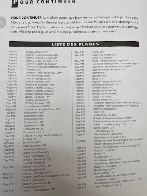 Tony March CD à la guitare - Méthode de Guitare avec Tablatures (partition + CD)-3000 partitions, livres et vinyles d'occasion en vente sur notre site internet gastonmusicclub.fr Gaston Music Store