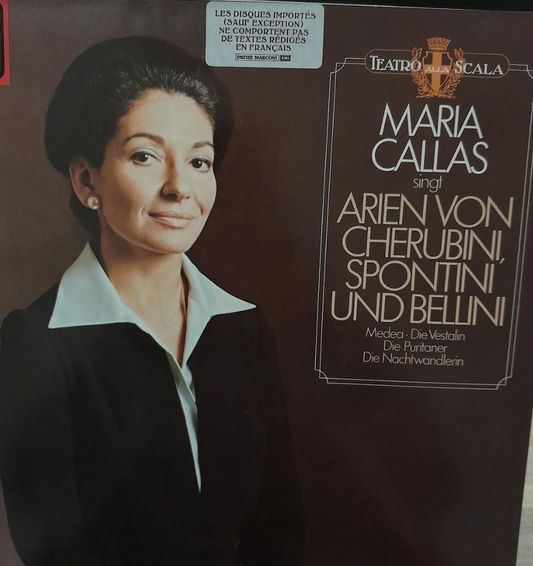 Vinyle Maria Callas singt Arien von Cherubini, Spontini und Bellini-3000 partitions, livres et vinyles d'occasion en vente sur notre site internet gastonmusicclub.fr Gaston Music Store