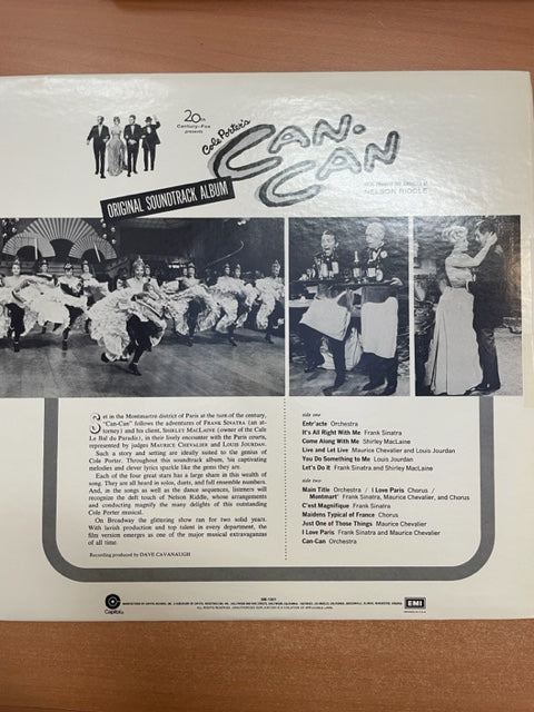Vinyle Cole Porter Can- Can, Original soundtrack album -3000 partitions, livres et vinyles d'occasion en vente sur notre site internet gastonmusicclub.fr Gaston Music Store