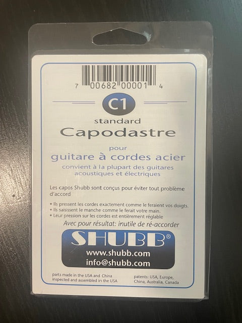Capodastre Shubb C1 standard pour guitare à cordes d'acier-3000 partitions, livres et vinyles d'occasion en vente sur notre site internet gastonmusicclub.fr Gaston Music Store