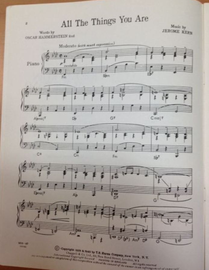 Meet Jerome Kern at the piano aux éditions Chapell