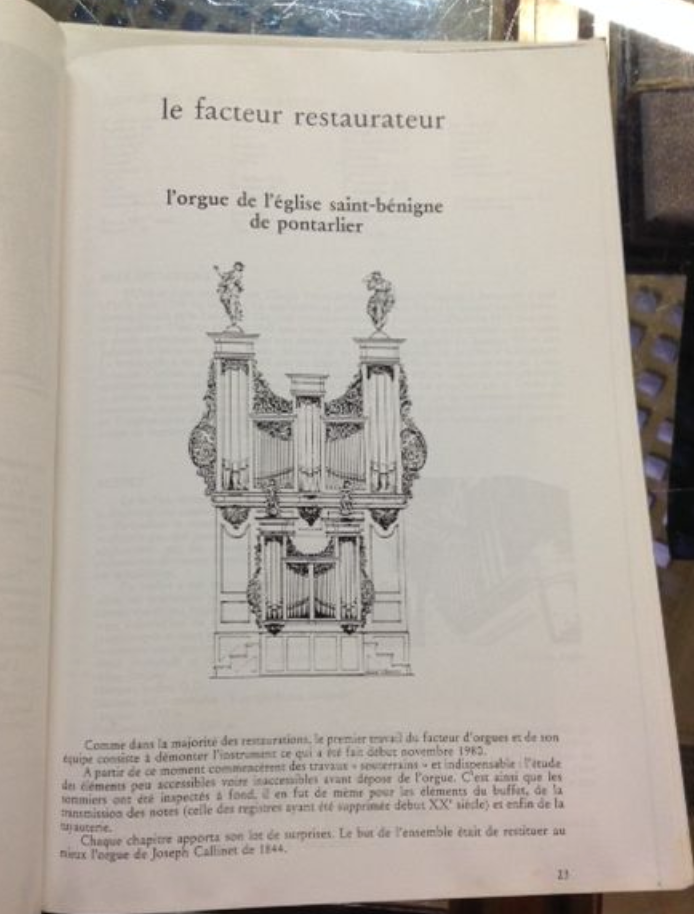 Les facteurs d'orgues français N° 6 automne 1983 Revue