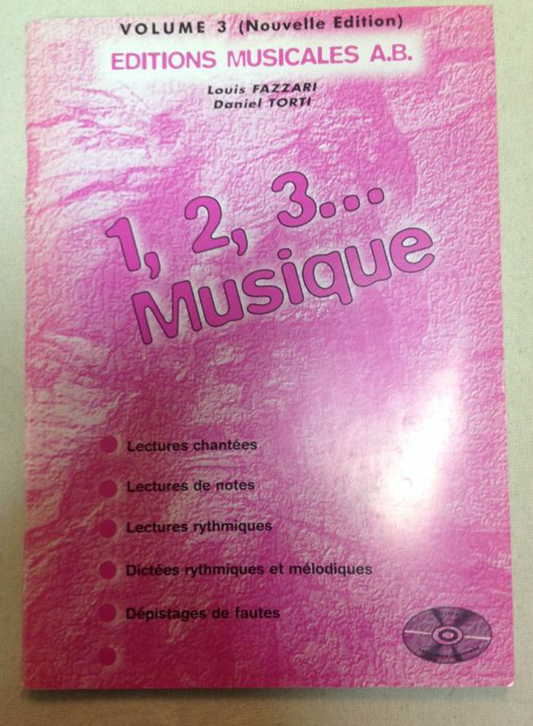 Fazzari & Torti 1,2,3... Musique vol 3 Formation musicale
