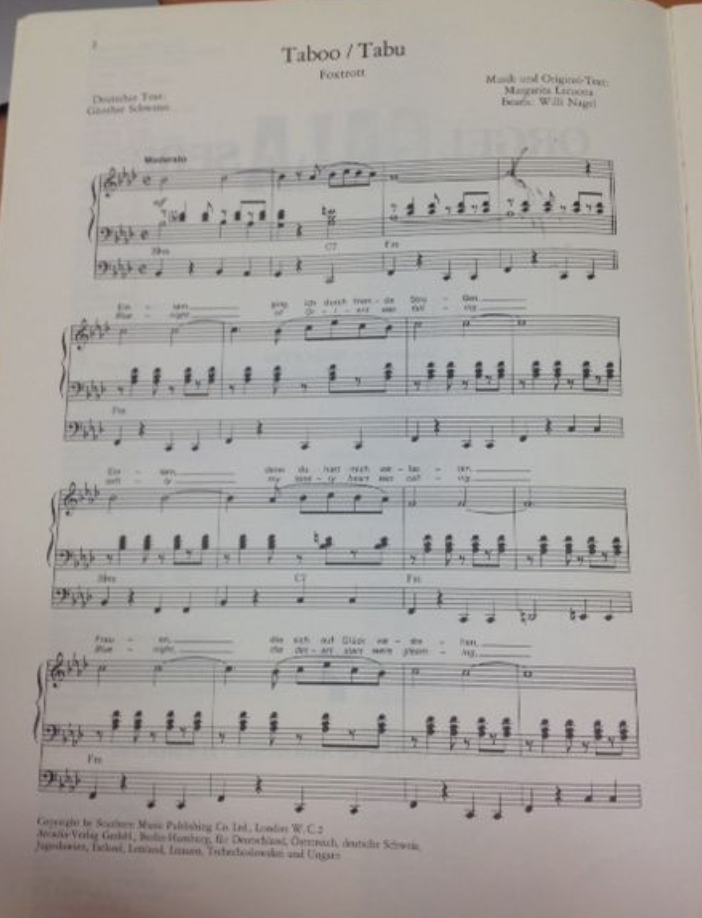 Willi Nagel Orgel Gala Serie 0, partition pour orgue de divers standards