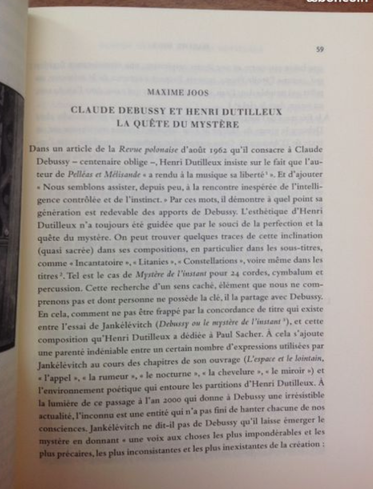 Livre de Kaufmann Martine ed. Claude Debussy, textes- 3000 partitions, livres et vinyles d'occasion en vente sur notre site internet gastonmusicclub.fr Gaston Music Store