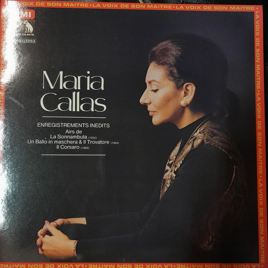 Vinyle Maria Callas enregistrements inédits