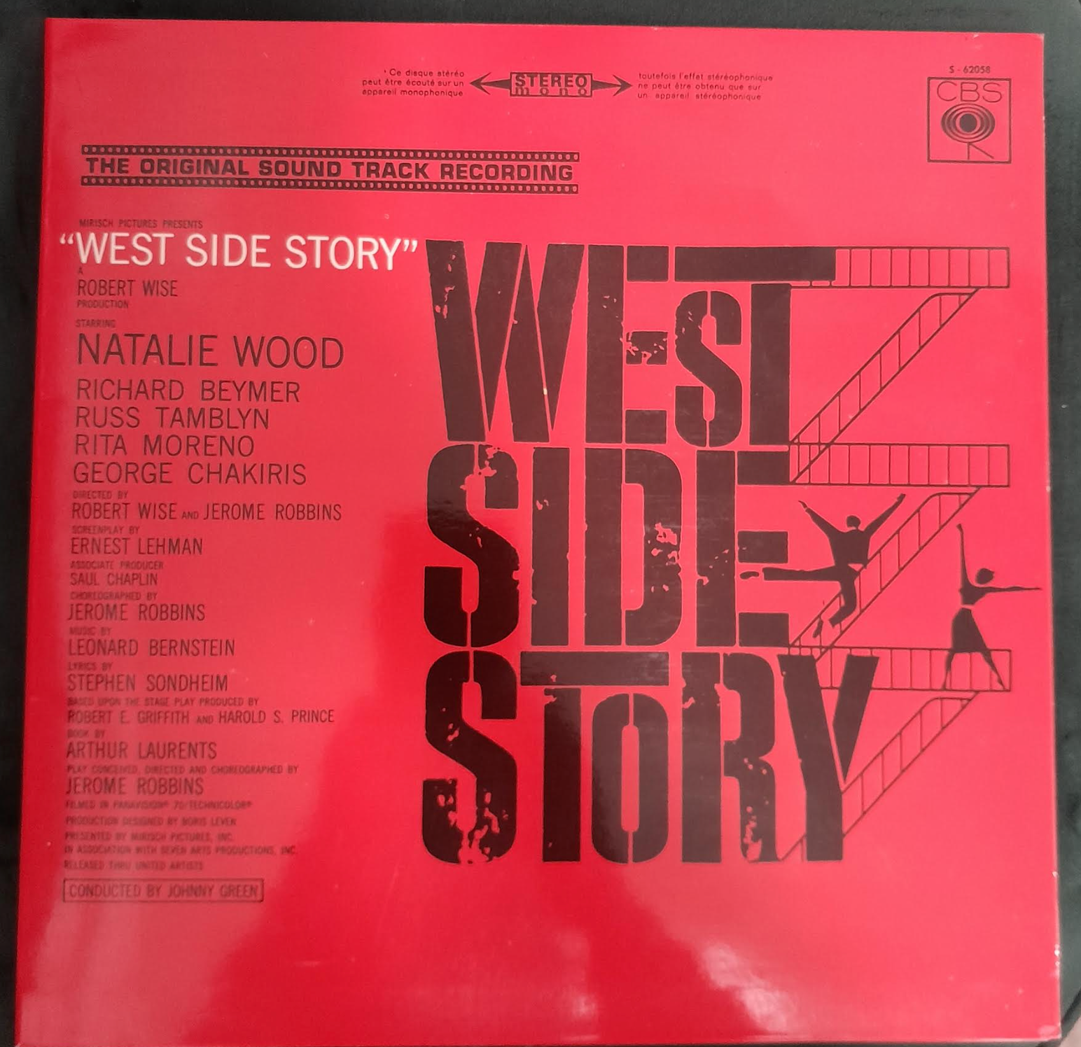 WEST SIDE STORY musique du film 33 tours 12 vinyle: Léonard Bernstein:  : CD et Vinyles}