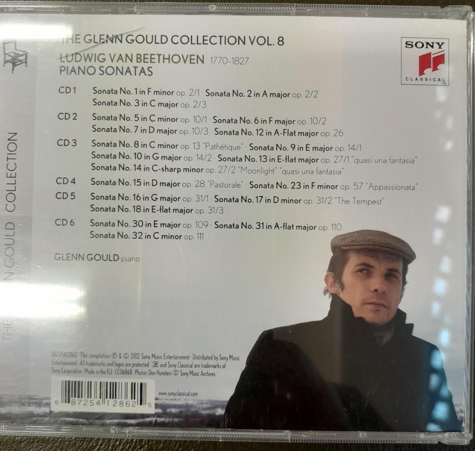Coffret 6CD Glenn Gould plays Beethoven-3000 partitions, livres et vinyles d'occasion en vente sur notre site internet gastonmusicclub.fr Gaston Music Store