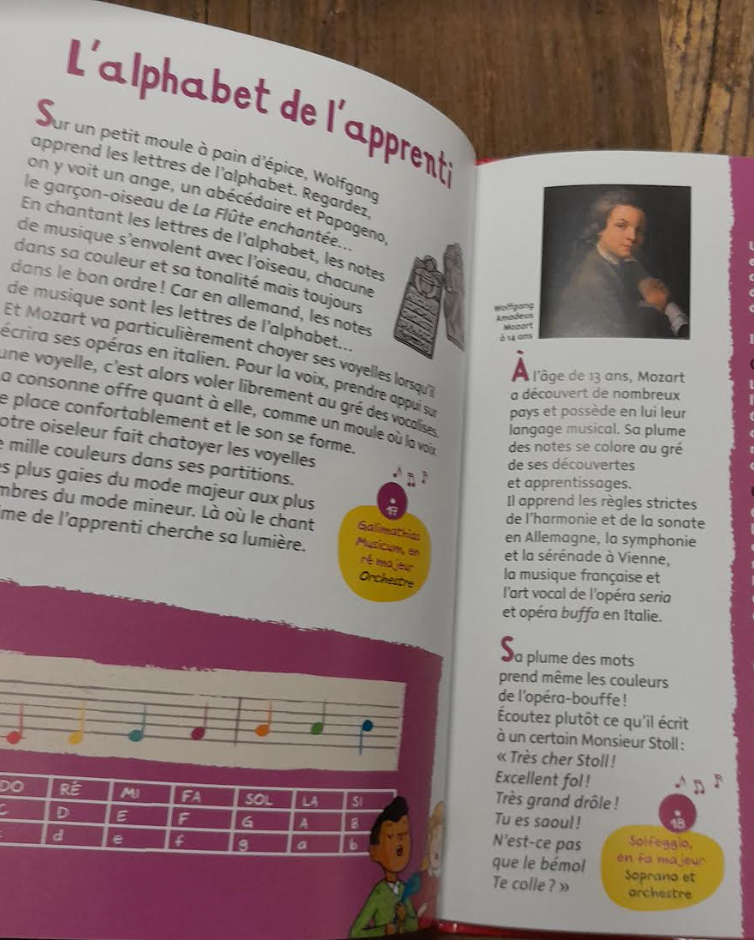 La plume enchantée de W.A. Mozart (livre + CD) livre de Marianne Vourch-3000 partitions, livres et vinyles d'occasion en vente sur notre site internet gastonmusicclub.fr Gaston Music Store