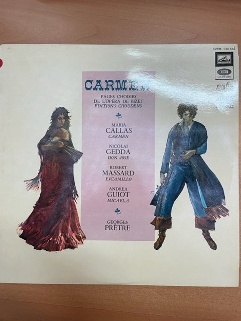 Vinyle Georges Bizet Carmen pages choisies de l'opéra direction Georges Prêtre - 3000 partitions, livres et vinyles d'occasion en vente sur notre site internet gastonmusicclub.fr Gaston Music Store