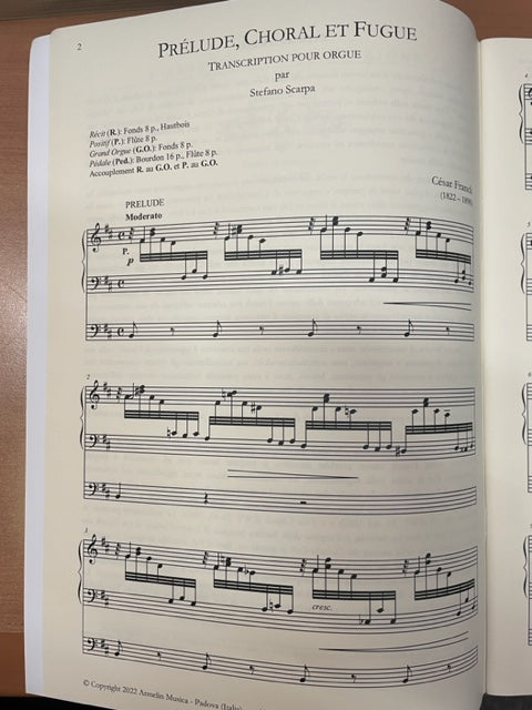 César Franck Prélude, Choral et fugue pour orgue- 3000 partitions, livres et vinyles d'occasion en vente sur notre site internet gastonmusicclub.fr Gaston Music Store