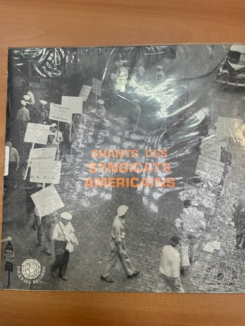 Vinyle Chants des syndicats américains- 3000 partitions, livres et vinyles d'occasion en vente sur notre site internet gastonmusicclub.fr Gaston Music Store