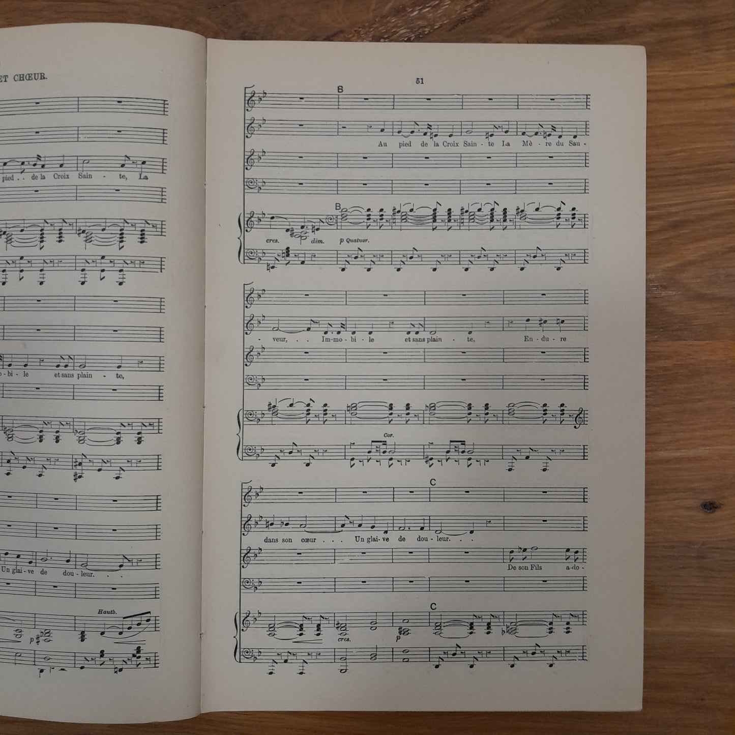 Charles Gounod La rédemption, trilogie sacrée réduction chant piano