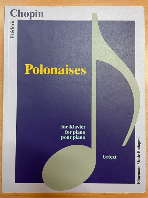 Frédéric Chopin Polonaises partition piano- 3000 partitions, livres et vinyles d'occasion en vente sur notre site internet gastonmusicclub.fr Gaston Music Store