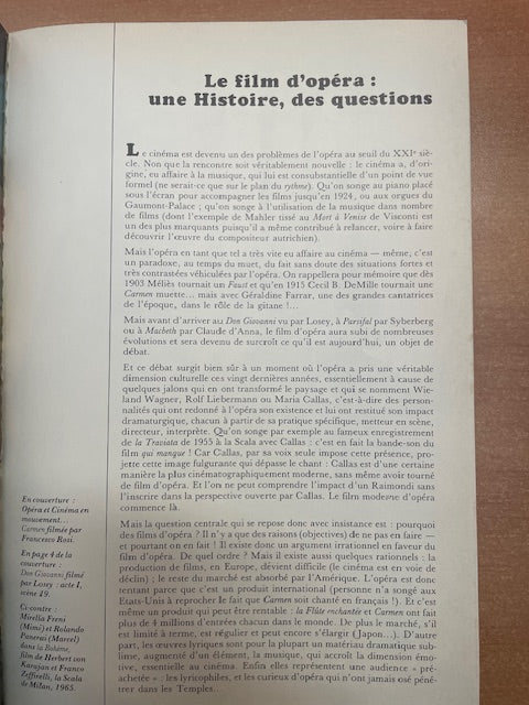 Revue Avant-Scène Cinéma et opéra-3000 partitions, livres et vinyles d'occasion en vente sur notre site internet gastonmusicclub.fr Gaston Music Store