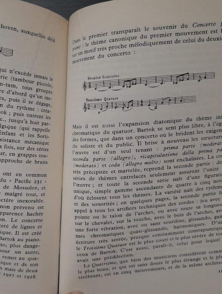 Bartok - collection "Solfèges" n°24 livre de Pierre Citron-3000 partitions, livres et vinyles d'occasion en vente sur notre site internet gastonmusicclub.fr Gaston Music Store