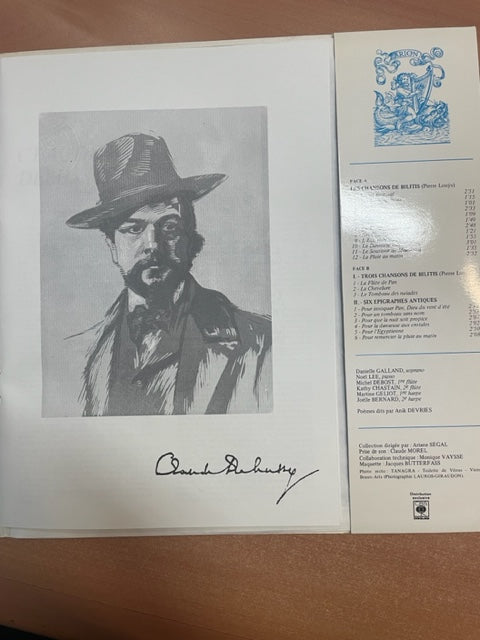 Claude Debussy Les chansons de Bilitis de Pierre Louÿs, 6 épigraphes antiques- 3000 partitions, livres et vinyles d'occasion en vente sur notre site internet gastonmusicclub.fr Gaston Music Store