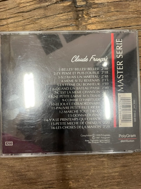 CD Claude François 16 chansons Master série