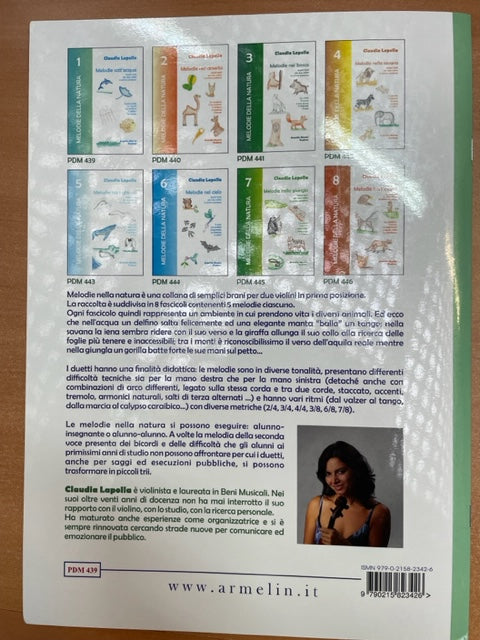 Claudia Lapolla Melodie sott'acqua - Duetti facili per due violini in prima posizione - 3000 partitions, livres et vinyles d'occasion en vente sur notre site internet gastonmusicclub.fr Gaston Music Store