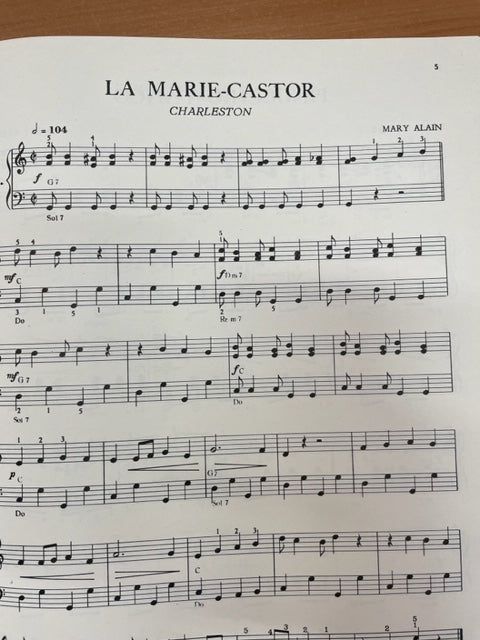 Mary Alain Cocktail party pour les jeunes partition piano-3000 partitions, livres et vinyles d'occasion en vente sur notre site internet gastonmusicclub.fr Gaston Music Store