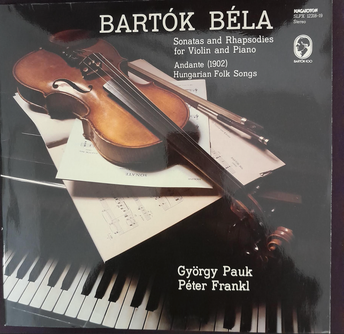 Coffret Vinyles Bela Bartok György Pauk au violon Sonatas and Rhapsodies for violin and piano