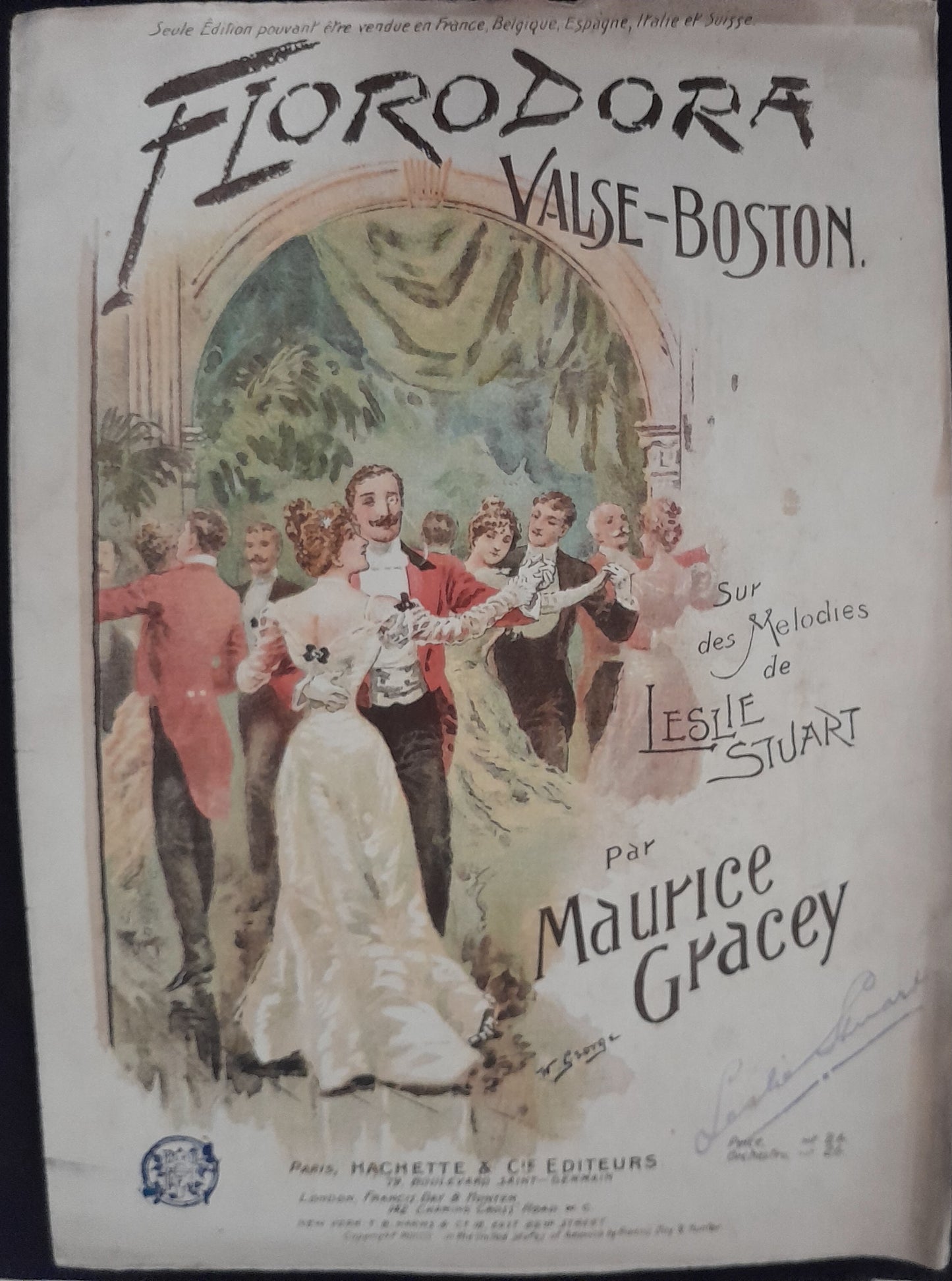 Coffret de plus de 50 morceaux de piano en feuillet de chansons de music-hall