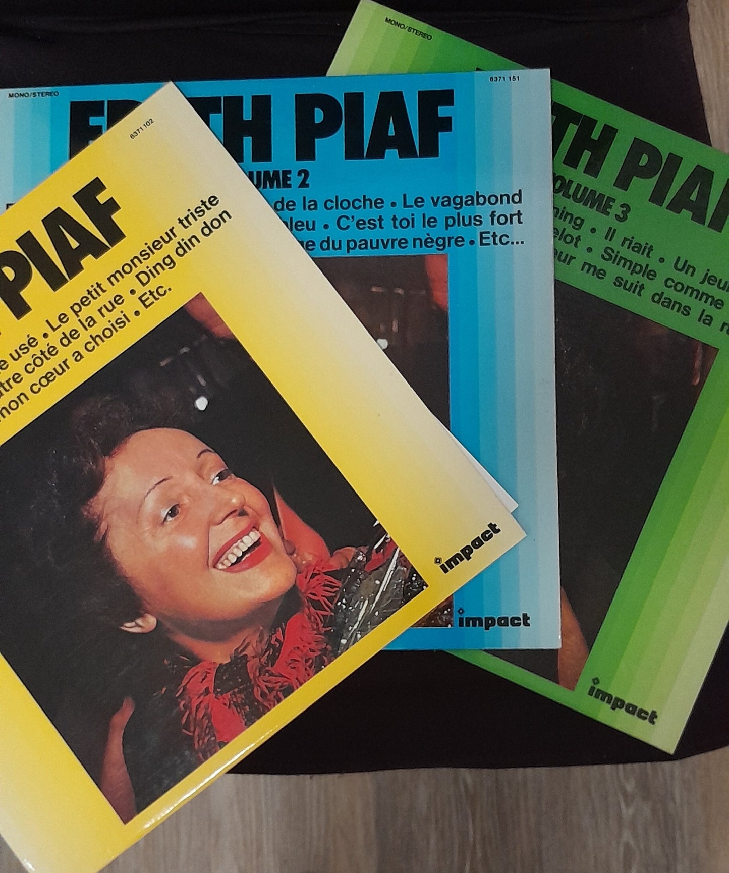 Coffret vinyle 3 disques Edith Piaf